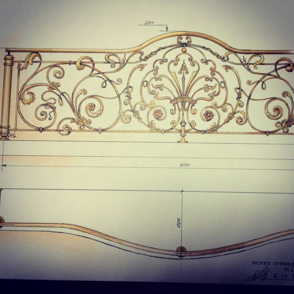 Ковка в стиле рококо