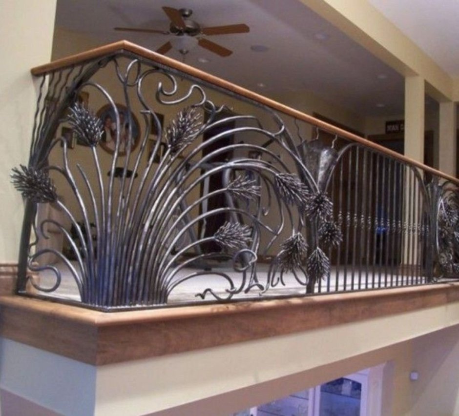 Объемные кованые перила