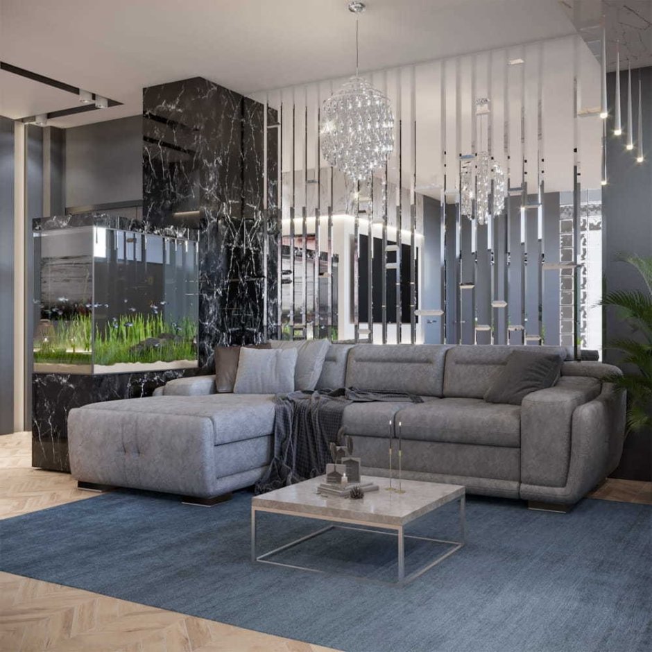 Диван Пекин угловой лазурит