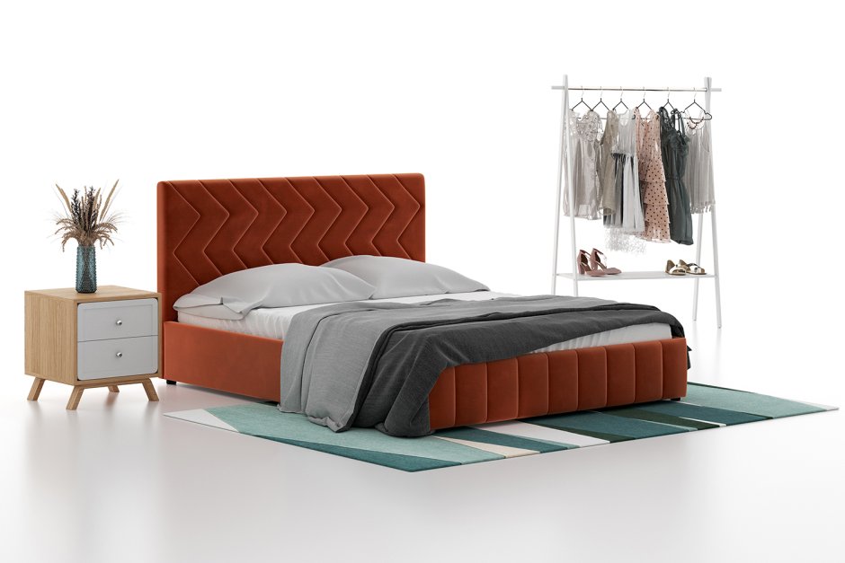 Кровать Milana 160x200 с ПМ