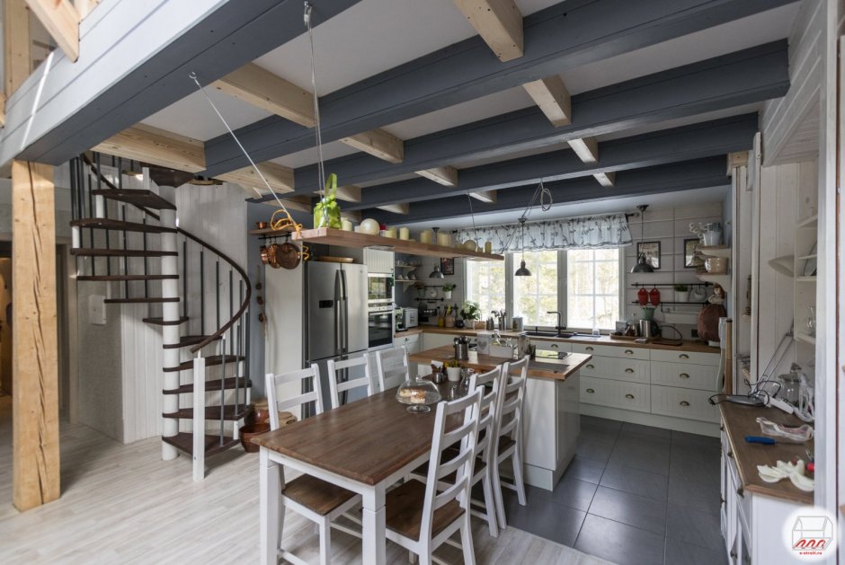 Каркасный дом лофт