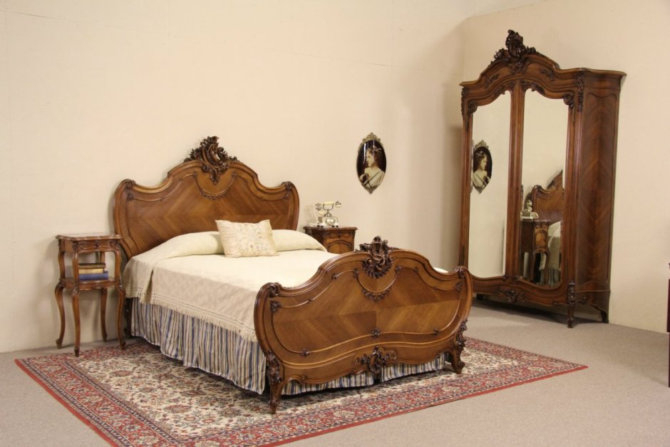 Итальянская спальня Регина слоновая кость