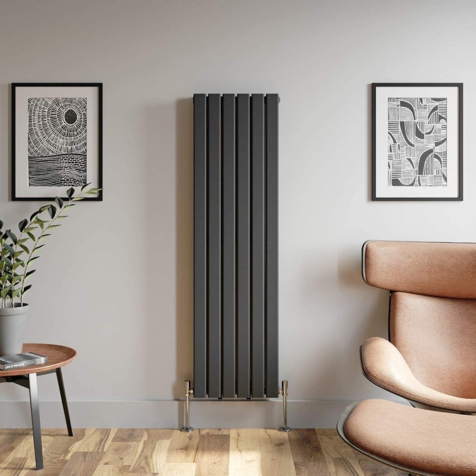 Вертикальные радиаторы отопления на кухне