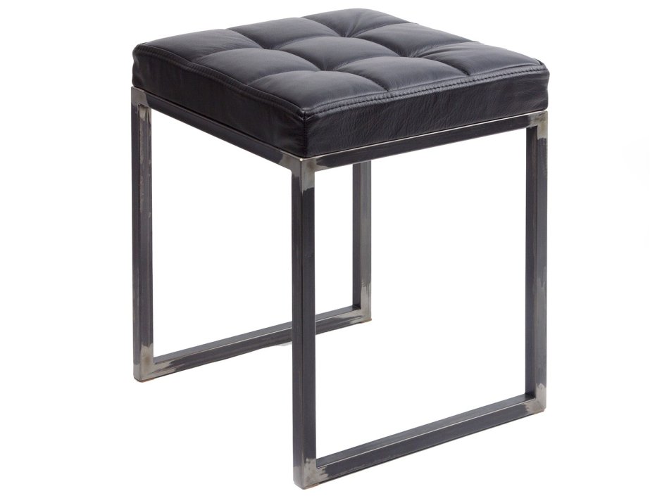 Пуфик на металлическом каркасе