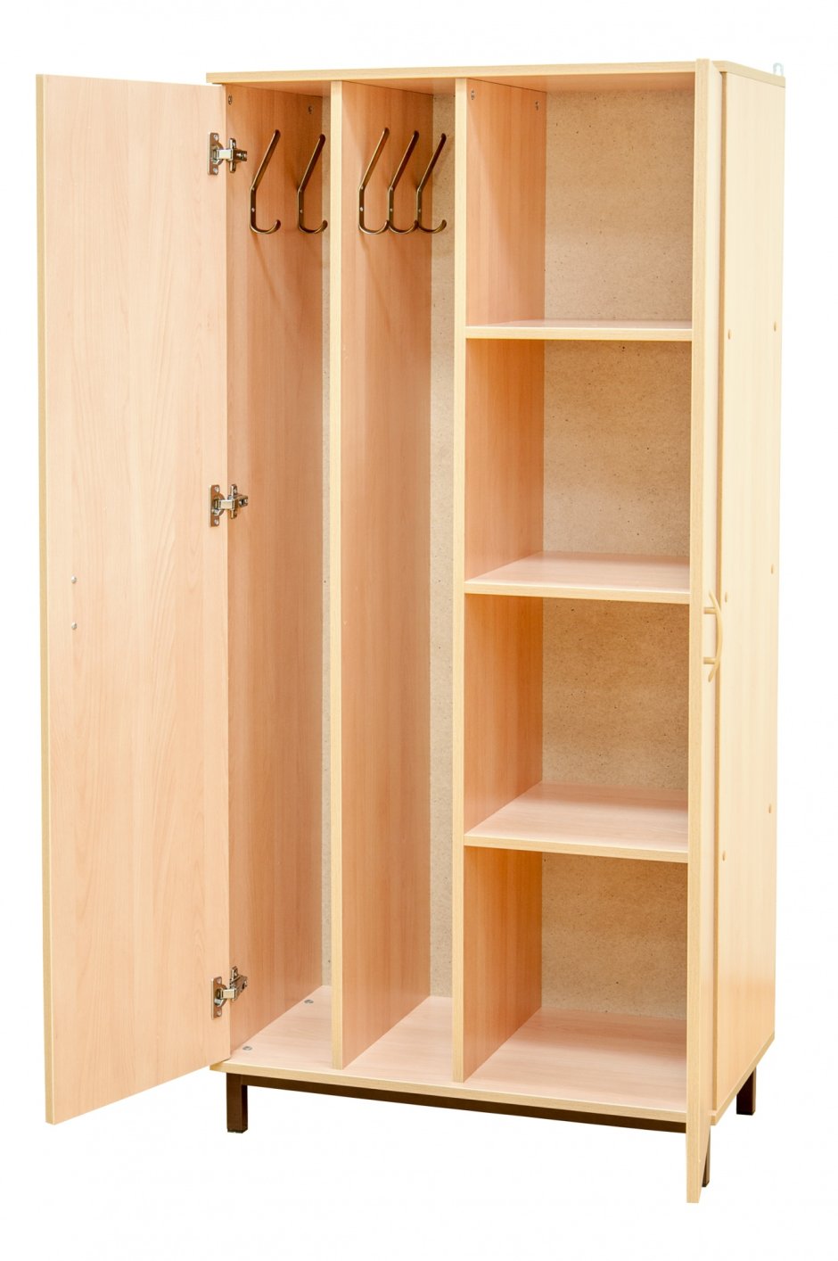 Шкаф для инвентаря хоз. M-15(ЛДСП)800х400х1800 ЛДСП бук РК мебель