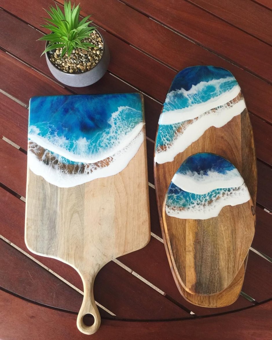 Стол соты с эпоксидной смолой