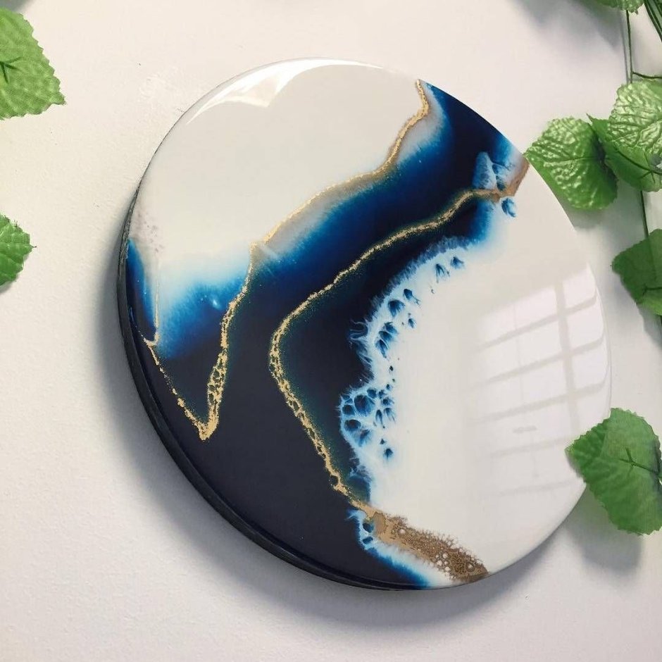 Стол океан из эпоксидной смолы