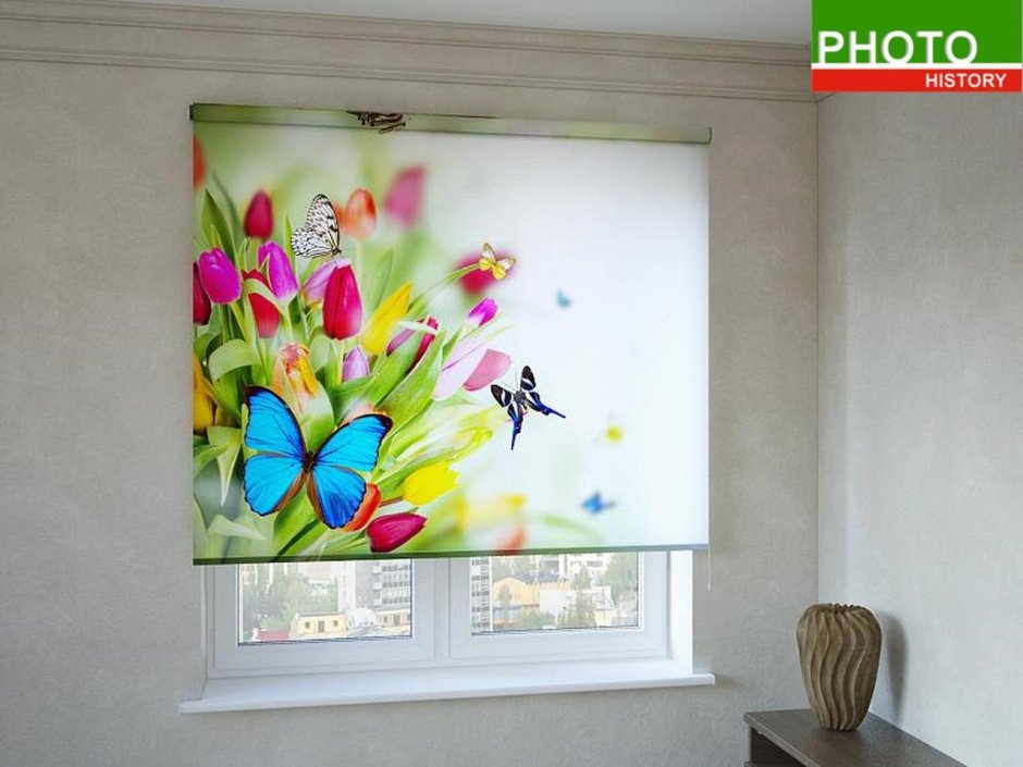 Рулонные шторы с фотопечатью
