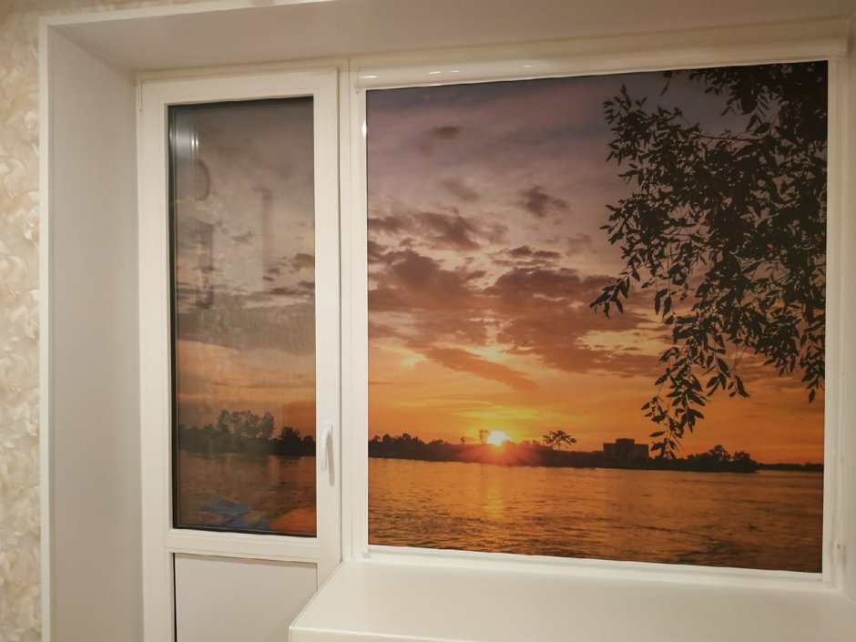 Жалюзи рулонные с рисунком