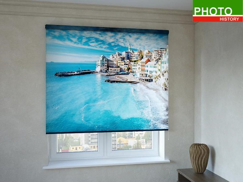 Фотожалюзи на пластиковые окна в комнату