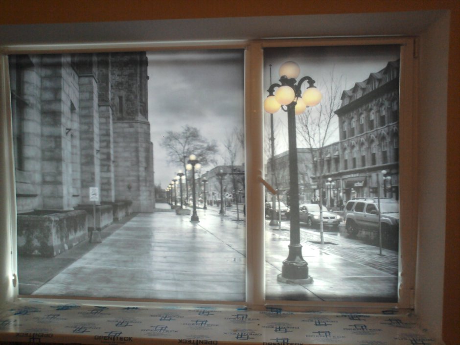 Рулонные шторы с фотопечатью на пластиковые окна