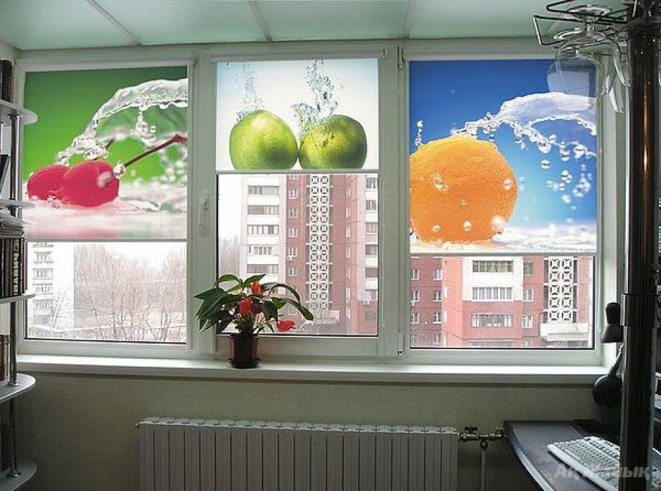 Рулонные шторы с фотопечатью