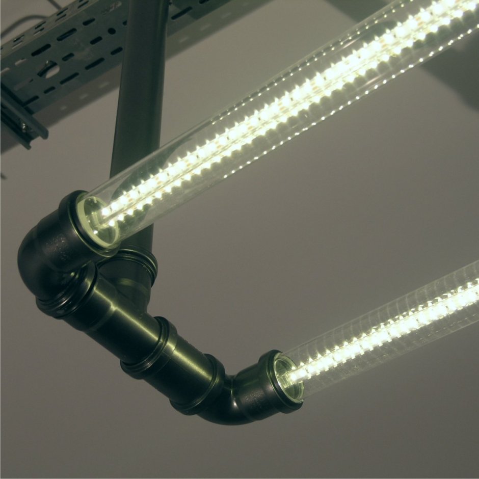 Светодиодные светильники из трубы