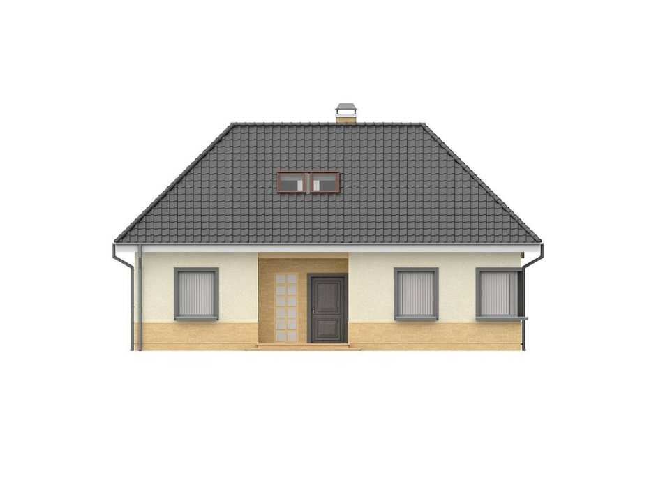 Дом с конвертной крышей