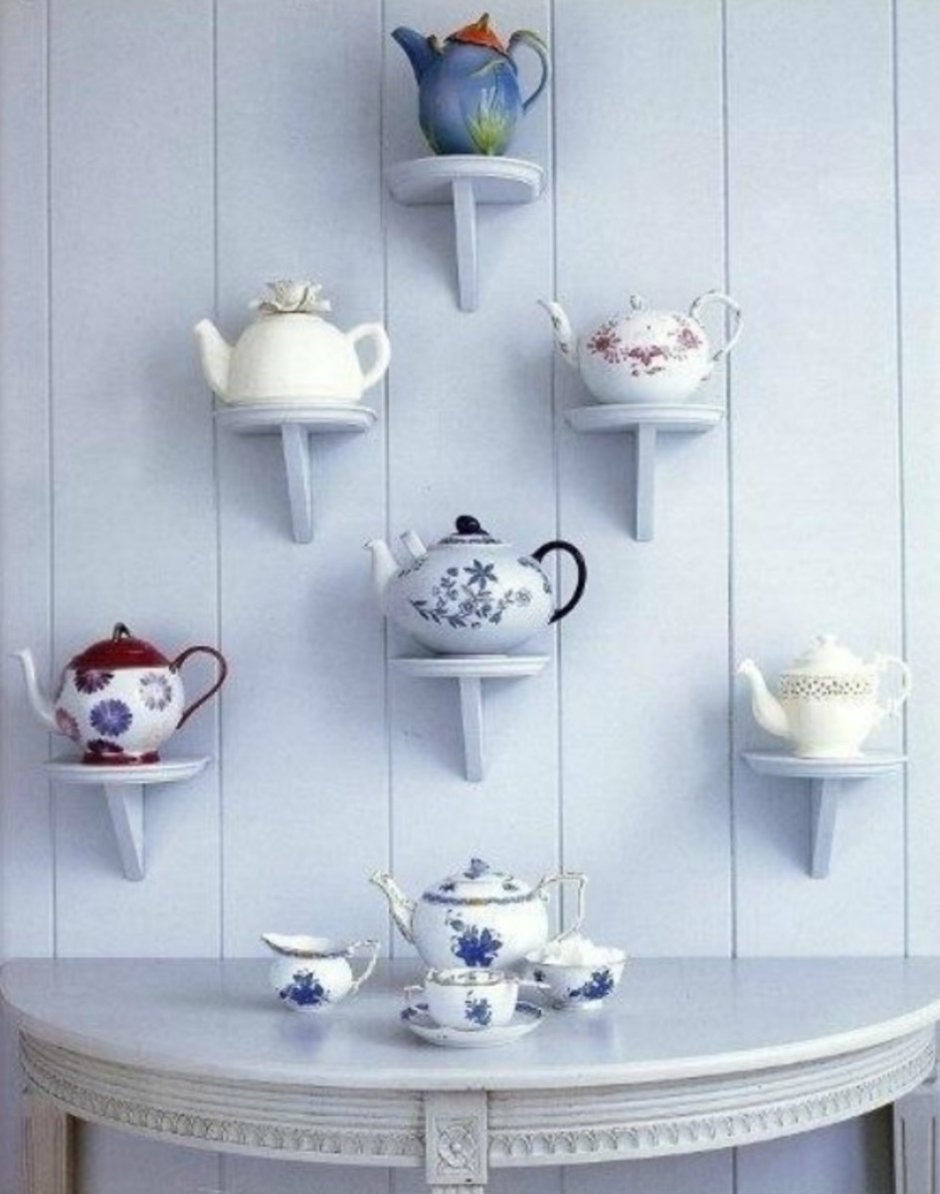 Декор из чайных чашек