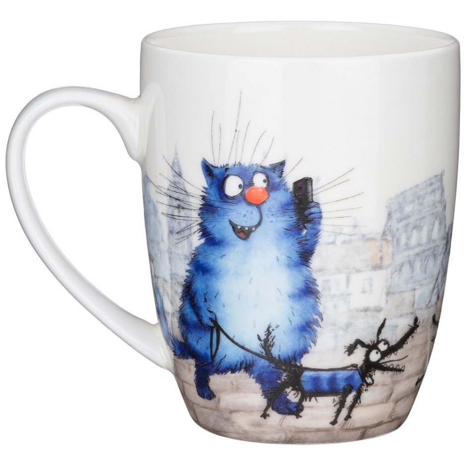 Чайник синие коты Лефард