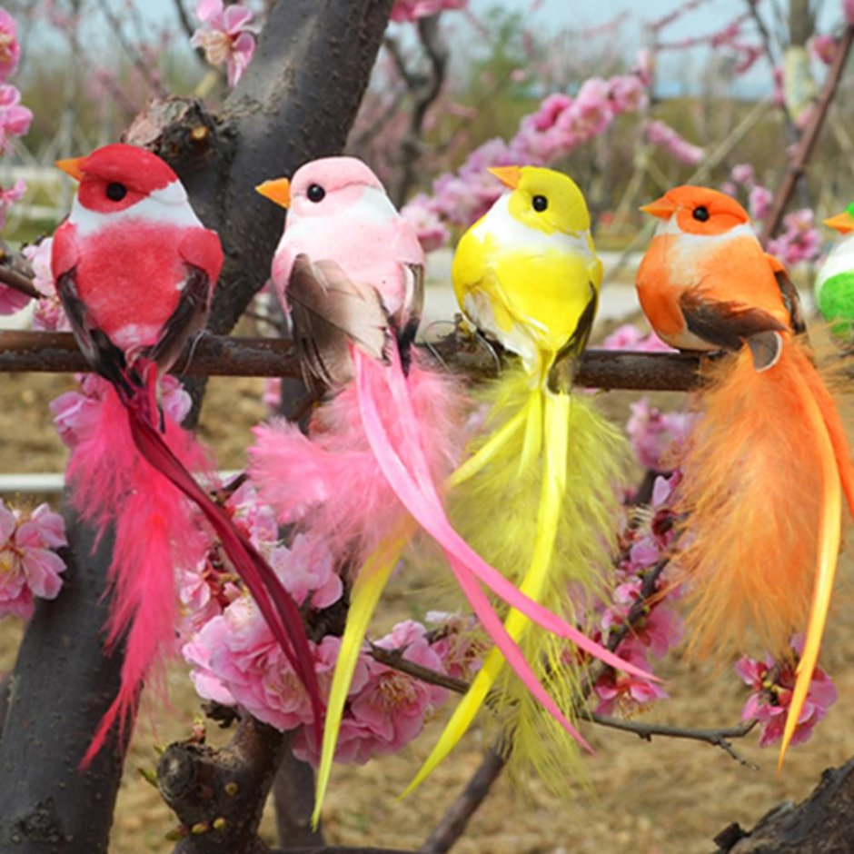 Декоративные птицы для сада
