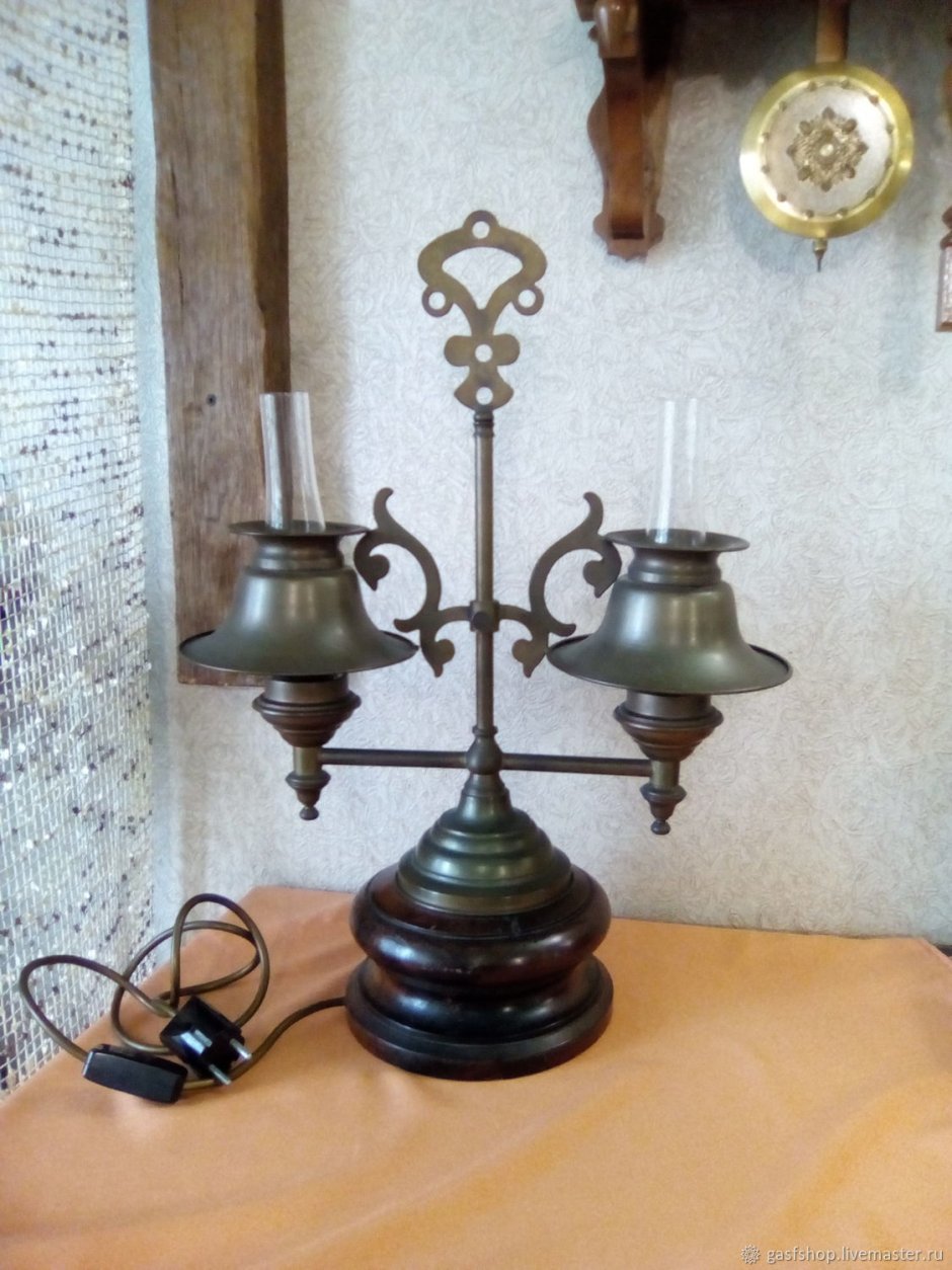 Антикварная лампа Ампир