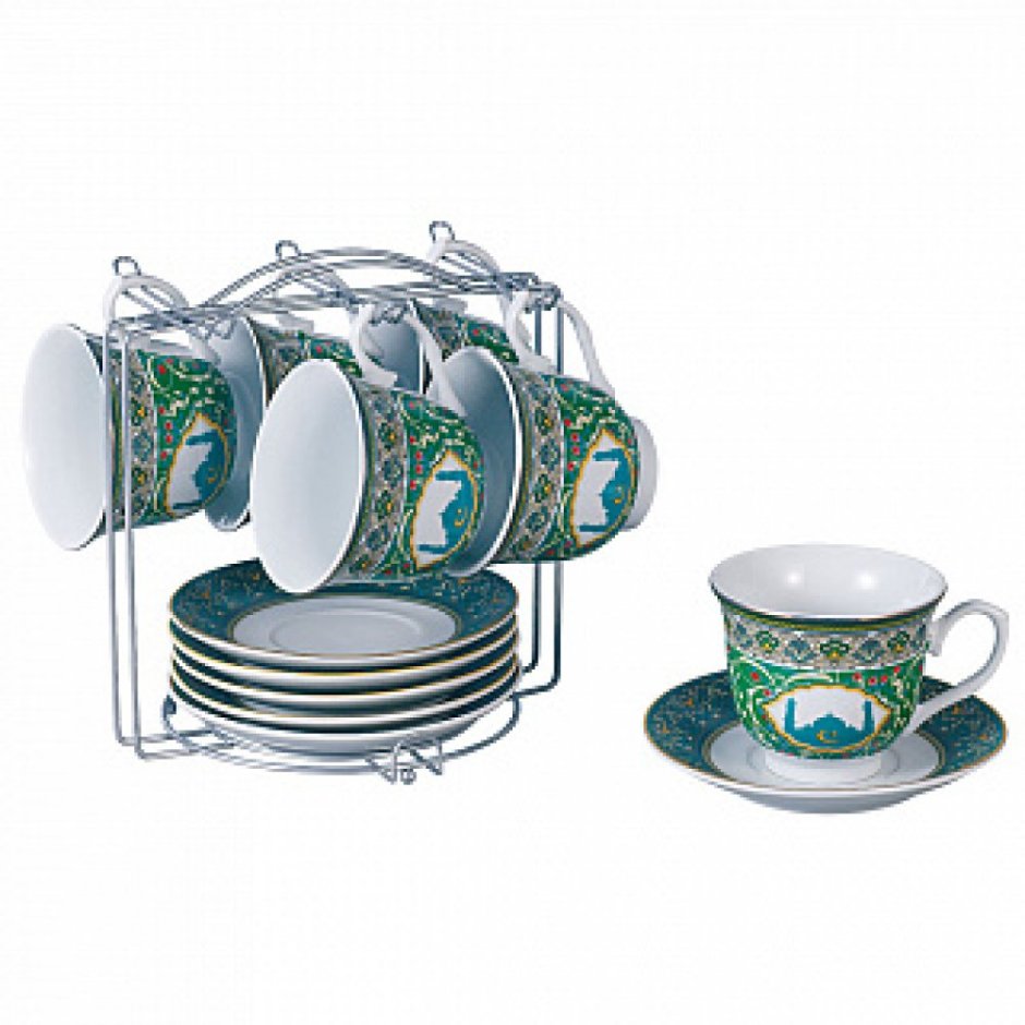 Кофейный сервиз 1794 корона Karlovarsky porcelan Czech Republic