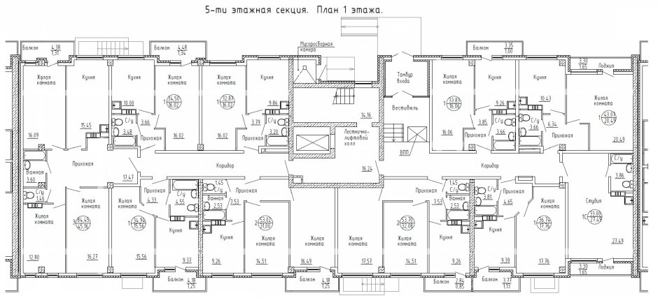 План жилого помещения
