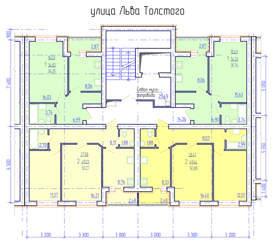 СТСН Комсомольский-1 Тольятти план схема
