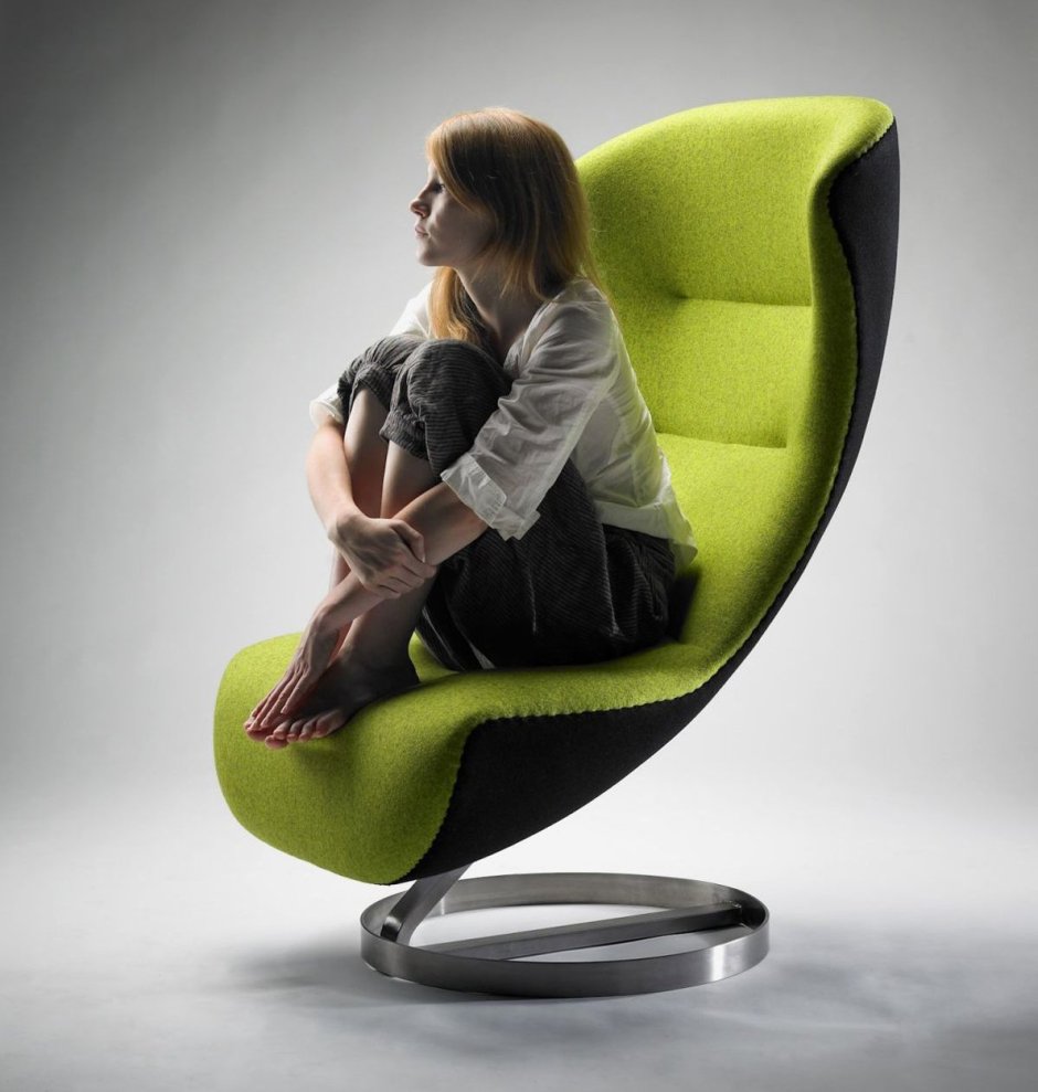 Зеленое кресло в английском стиле