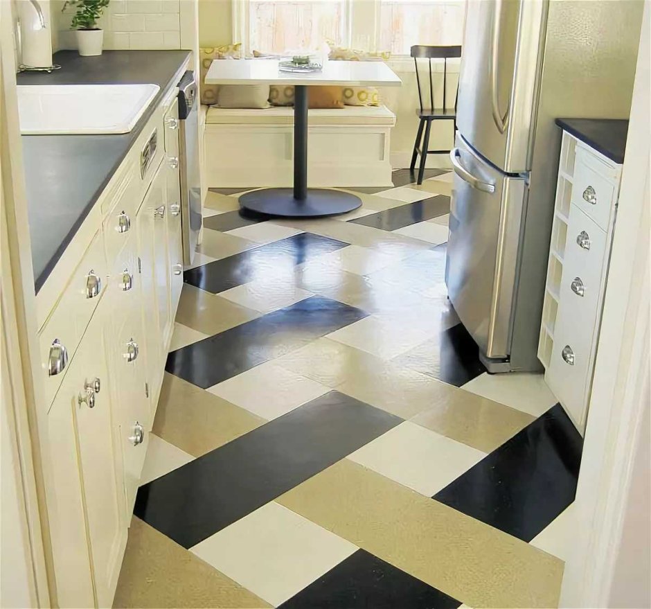 Плитка на пол для кухни и коридора