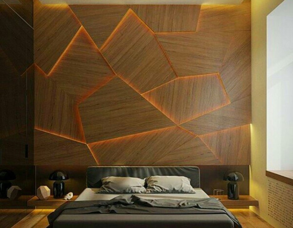 Шпонированные панели Topperfo Micro Ulme Stone Edition Acoustic Wood Panel