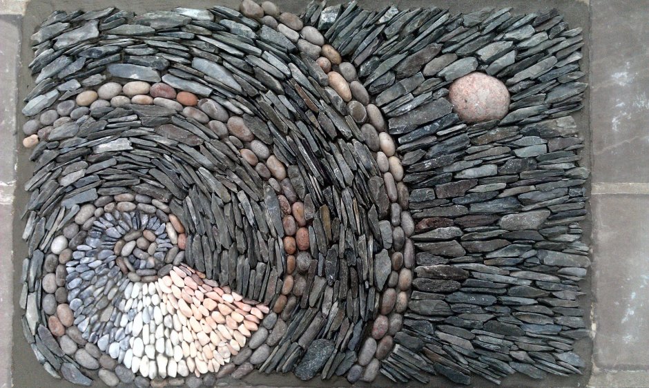 Мозаичная кладка из камня