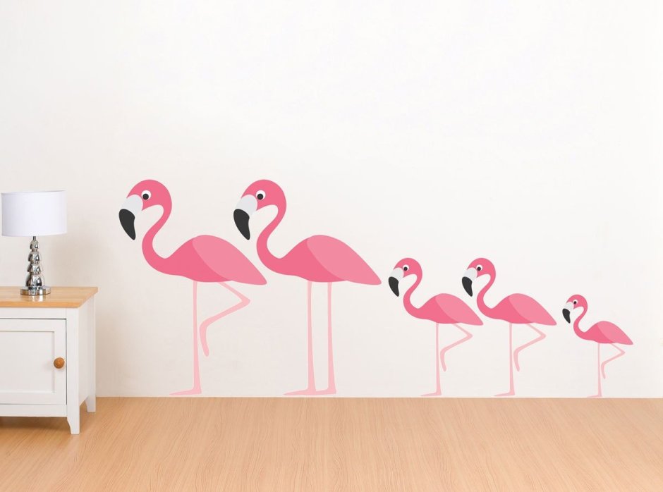 Фламинго в интерьере