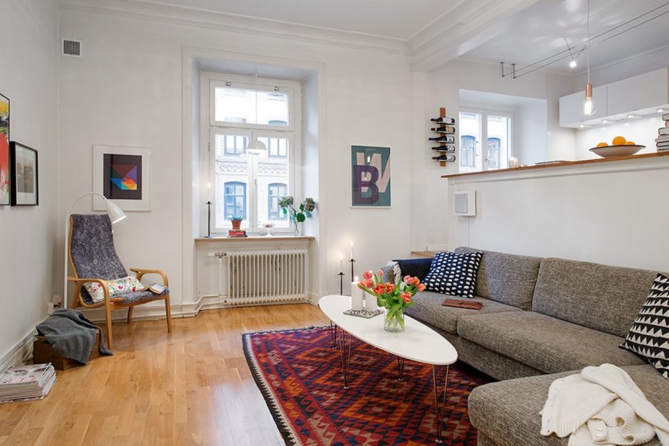 Шведский интерьер квартиры
