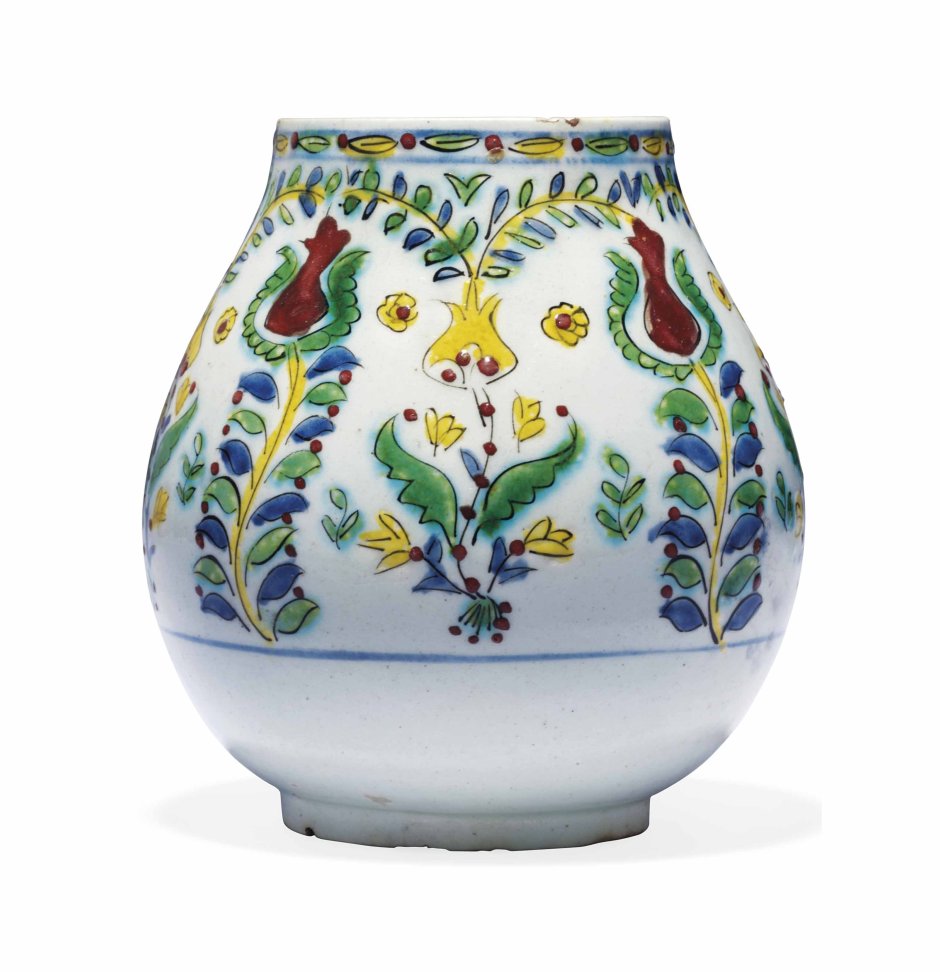 Глиняные вазы для цветов