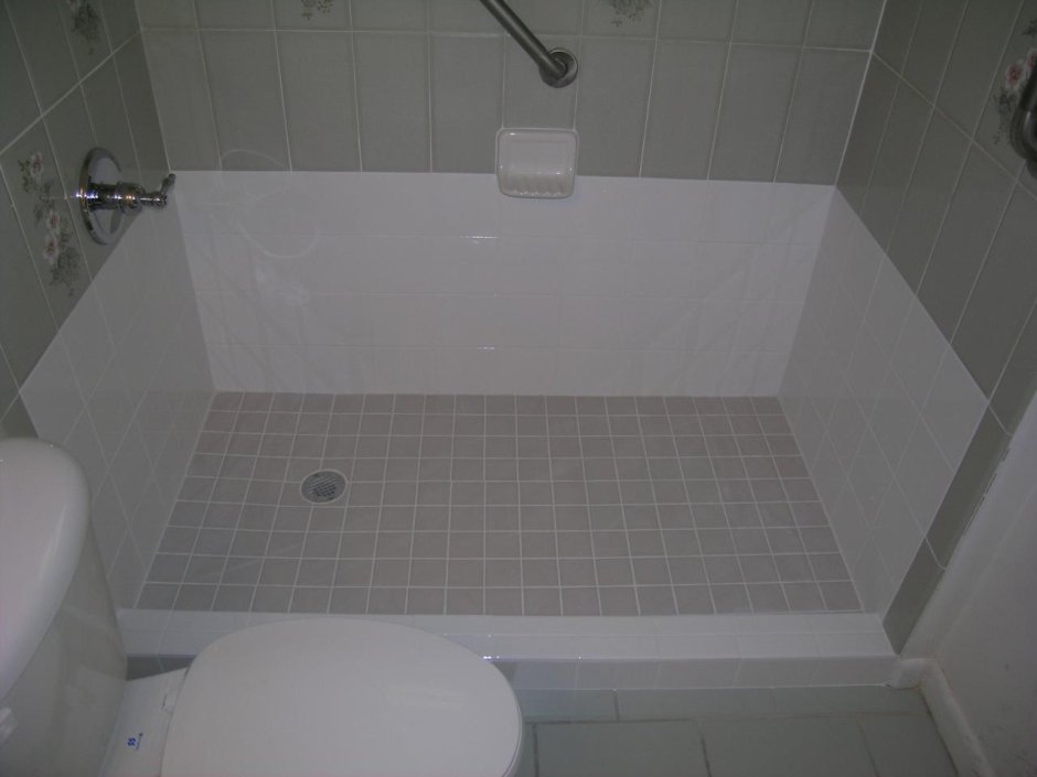 Ванная комната с поддоном вместо ванны