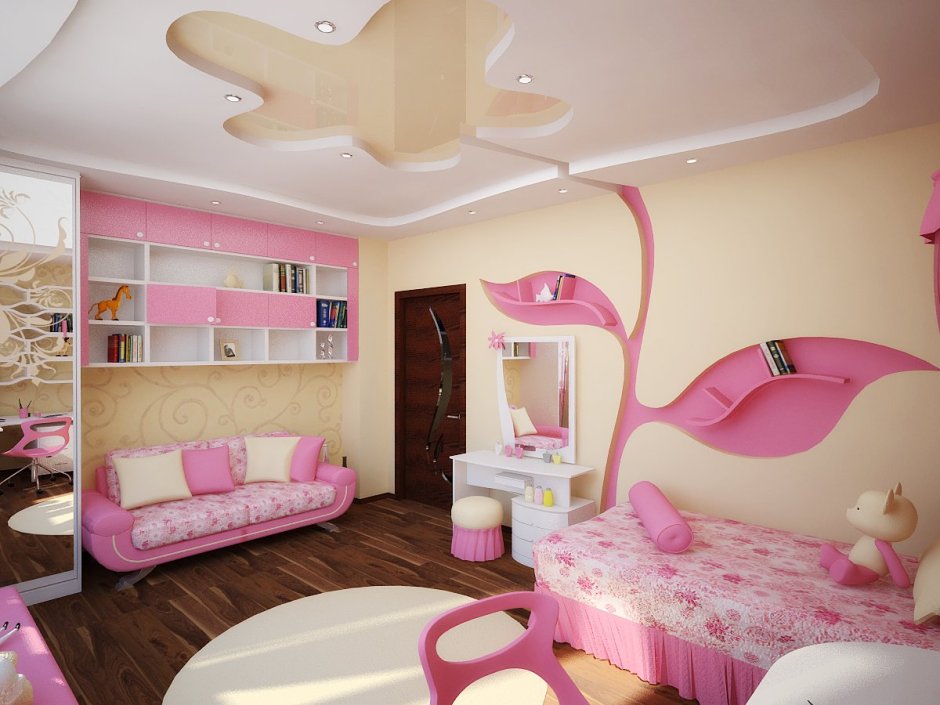 Комната для девочки в квартире