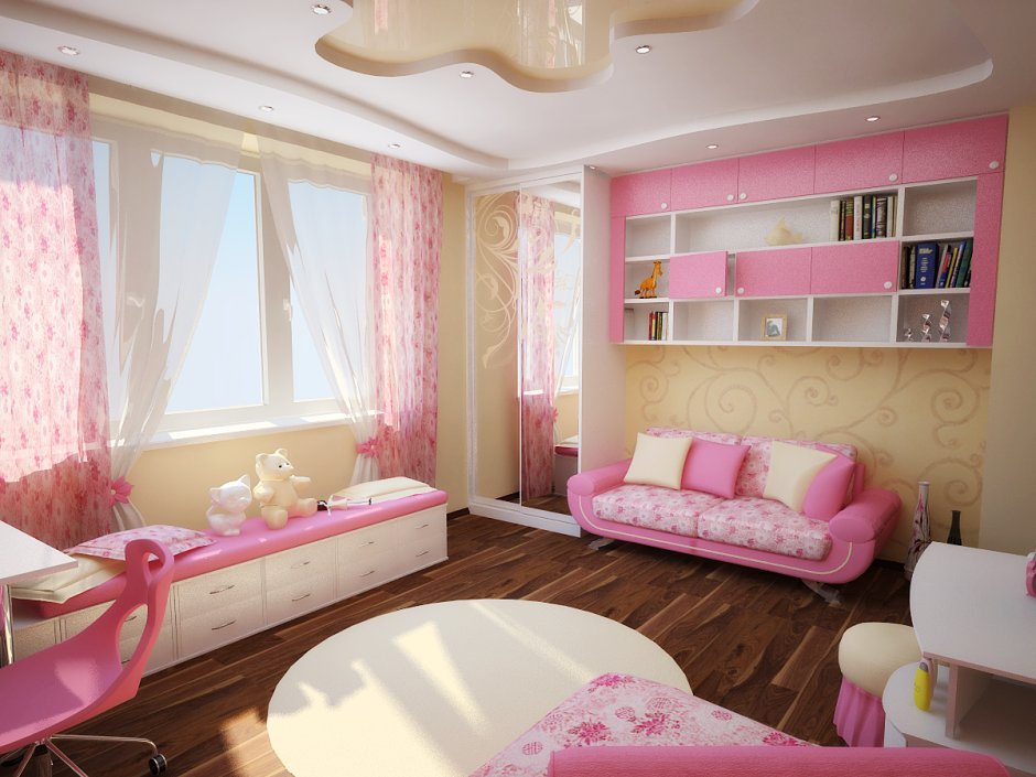 Красивые комнаты для девочек 12 лет