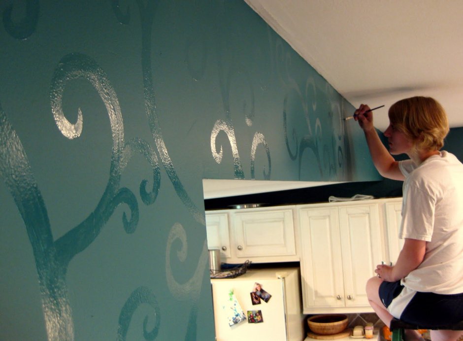 Глянцевая водоэмульсионная краска для стен