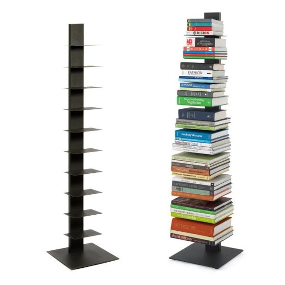 Вертикальные полки для книг