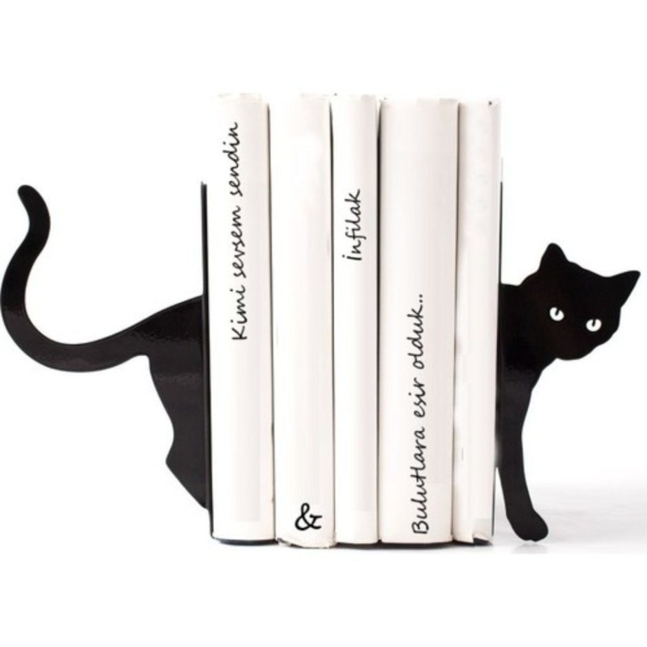 Держатель для книг кошки