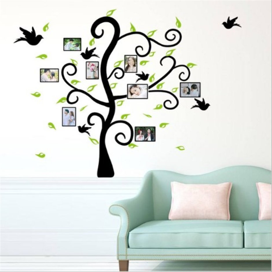 Декоративная наклейка на стену дерево