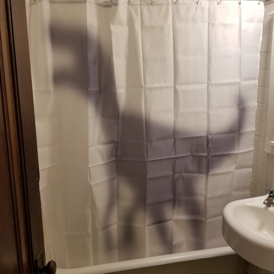 Прикольные шторы для ванной