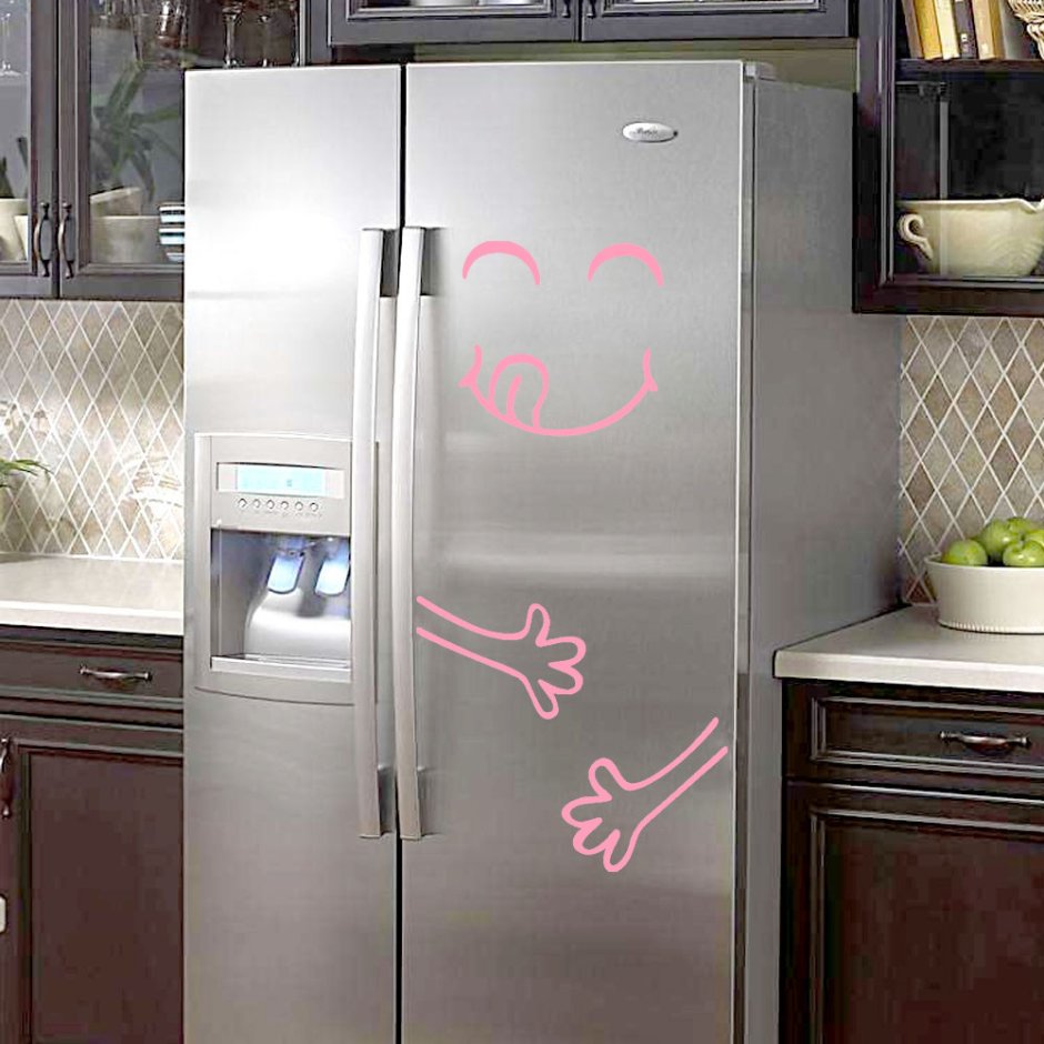 Наклейка на холодильник -паб